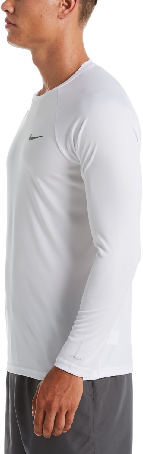 Nike Men's Essential Long Sleeve Hydroguard Rash Guard Academy