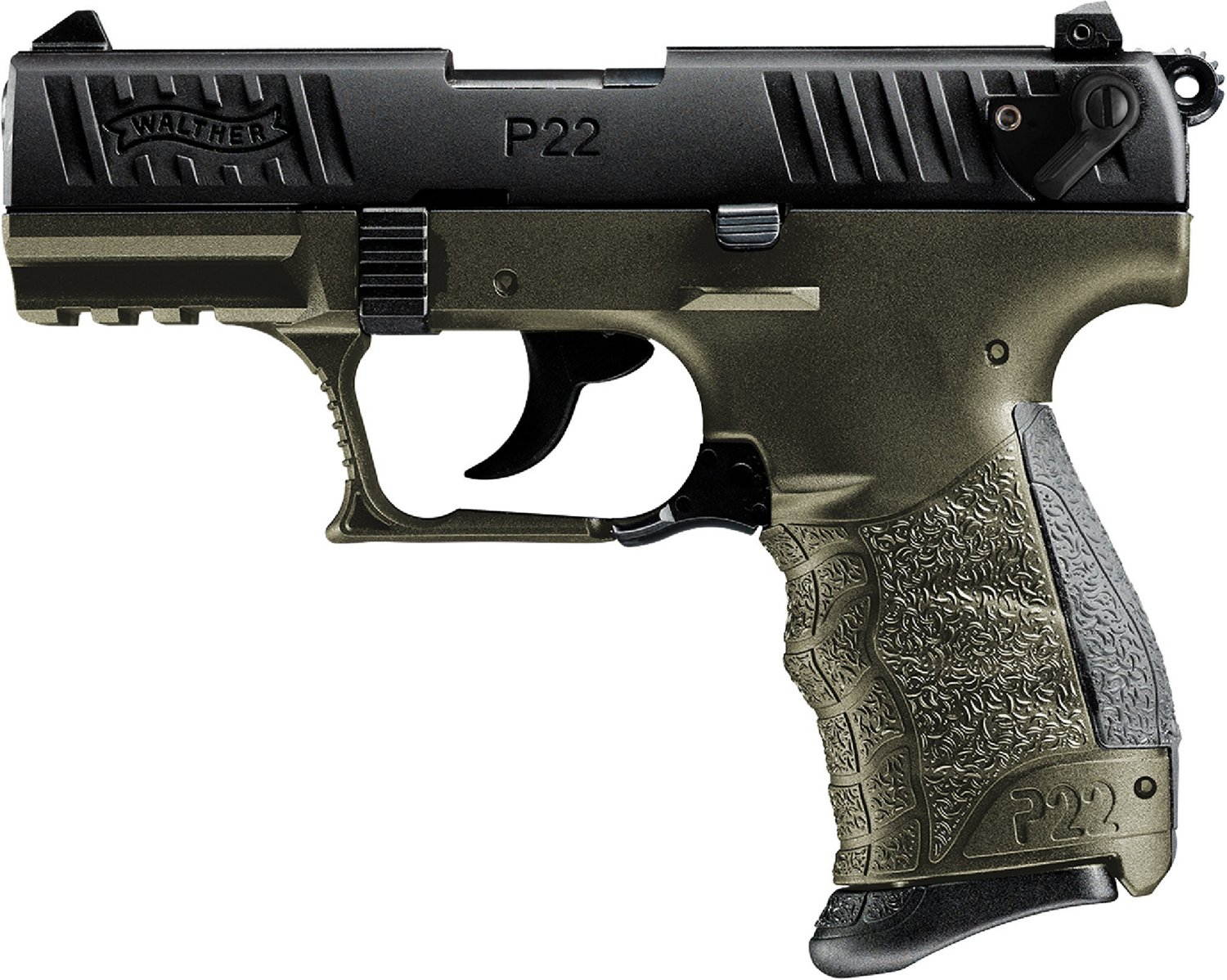 Walther Arms P22 Q OD Green .22 LR Pistol                                                                                        - view number 1 selected