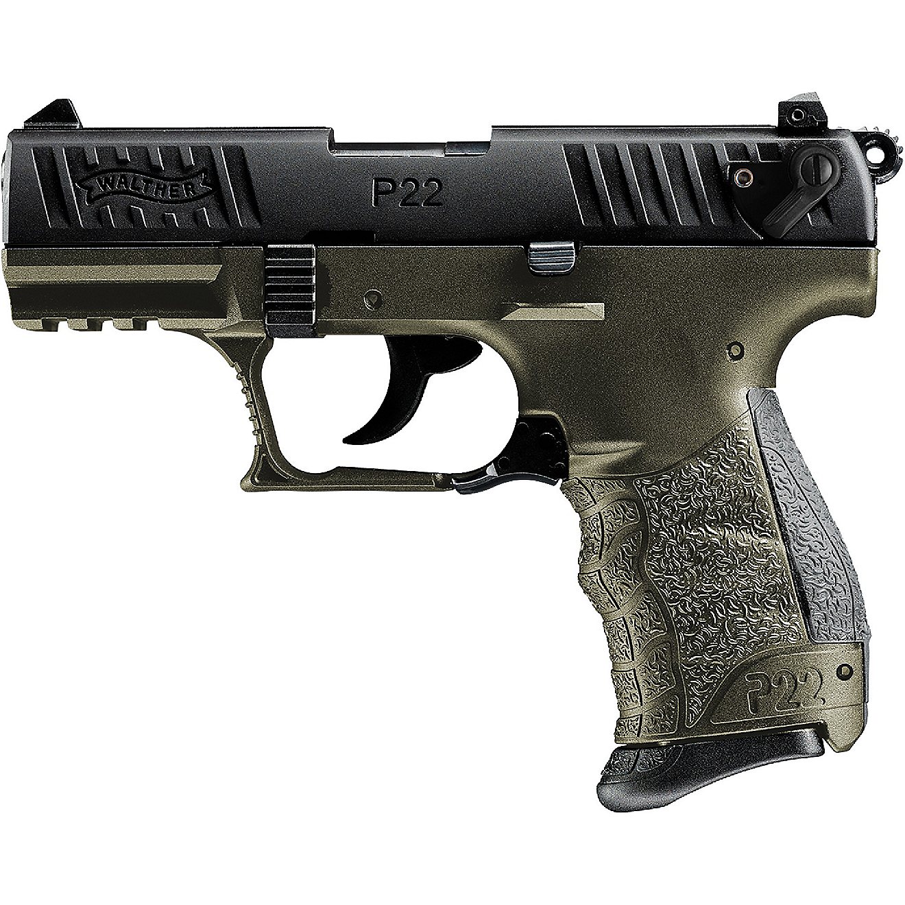 Walther Arms P22 Q OD Green .22 LR Pistol                                                                                        - view number 1