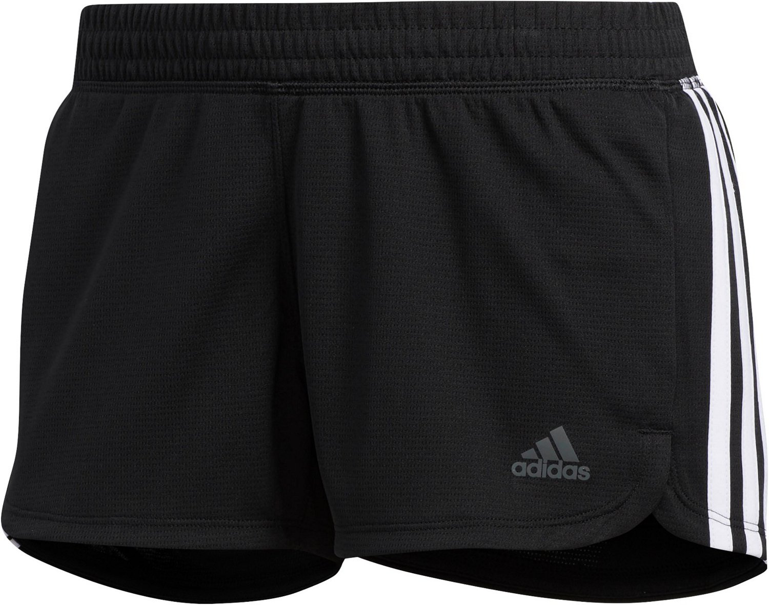 adidas Women's Pacer 3Stripes Knit Shorts Academy