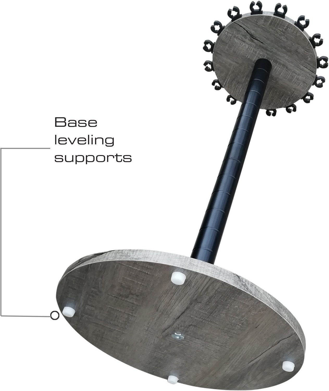 Rush Creek Barn Wood 16-Rod Floor Storage Rack                                                                                   - view number 7