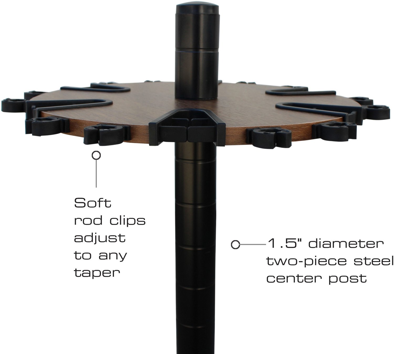 Rush Creek 24-Rod Round Spinning Rack                                                                                            - view number 3