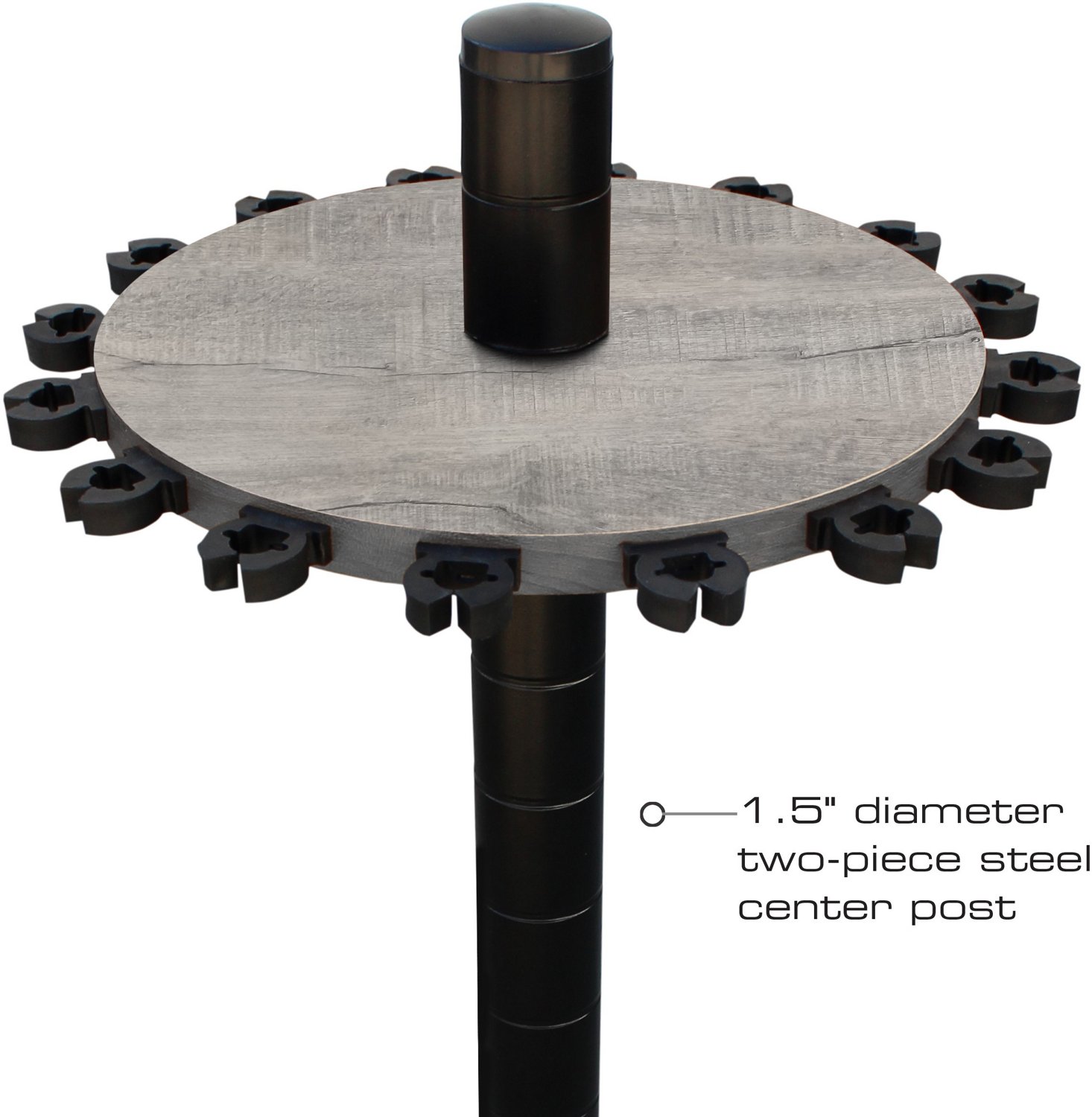 Rush Creek Barn Wood 16-Rod Floor Storage Rack                                                                                   - view number 4