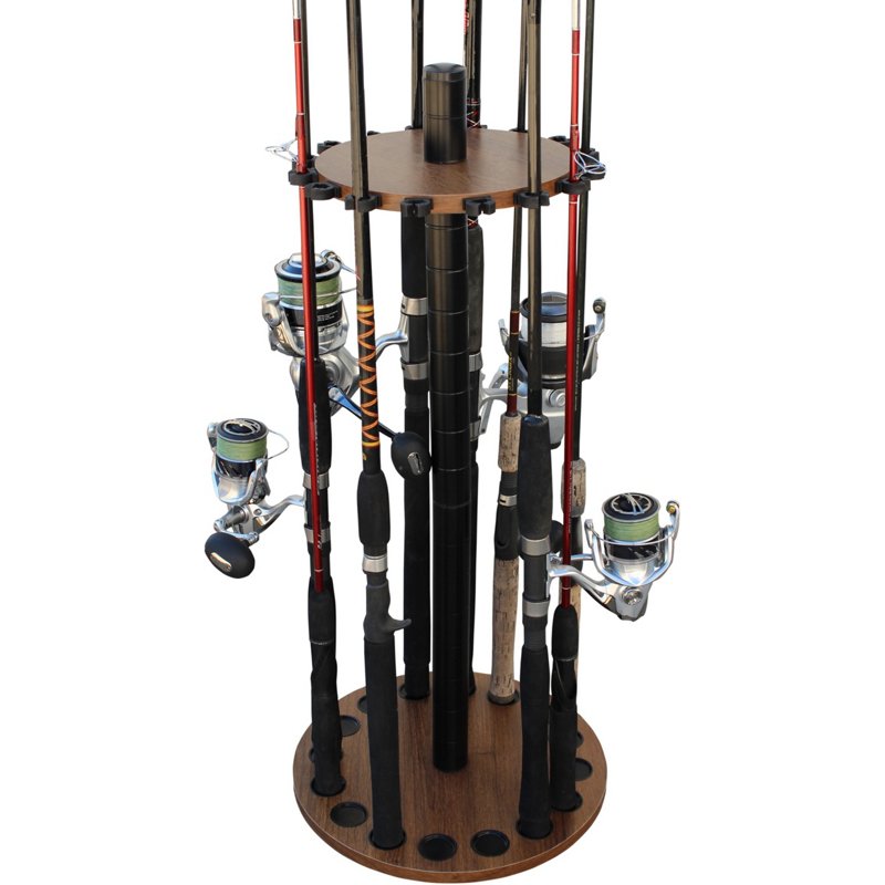 Rush Creek 16 Fishing Rod Round Rack - Rod And Reel Storage at Academy Sports