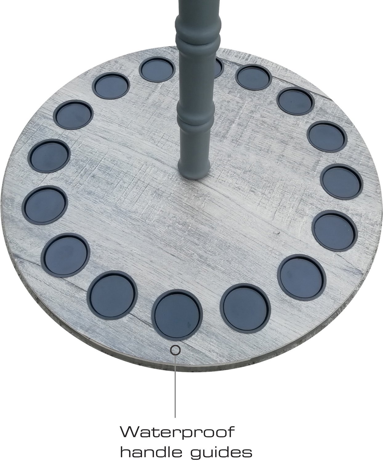 Rush Creek Barn Wood 16-Rod Floor Storage Rack - view number 6