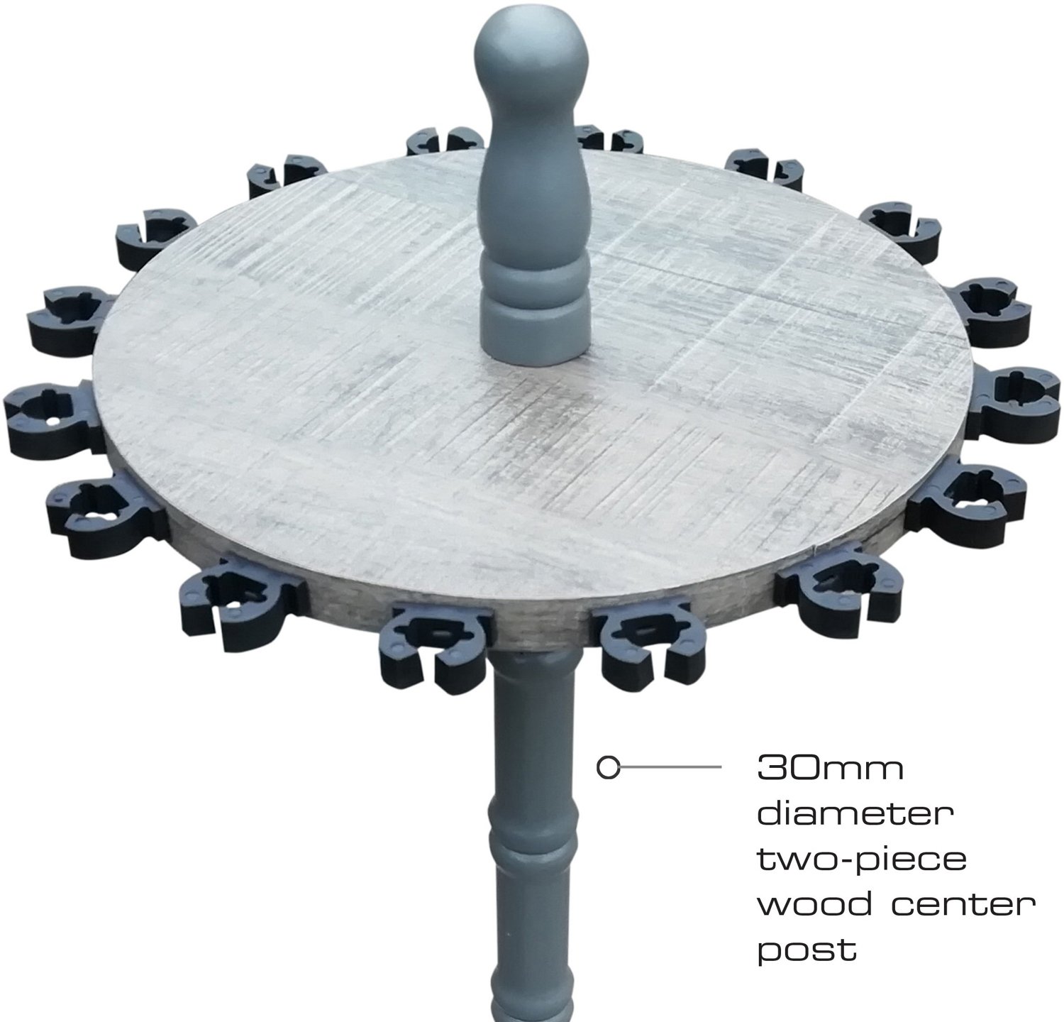 Rush Creek Barn Wood 16-Rod Floor Storage Rack - view number 4