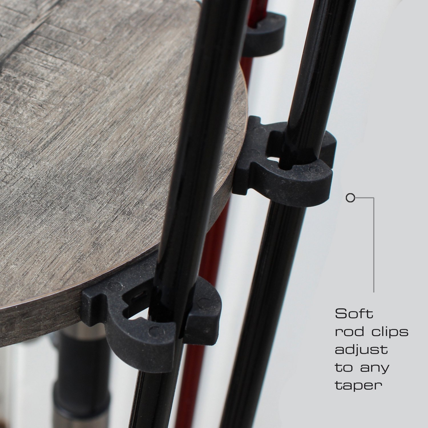 Rush Creek Barn Wood 16-Rod Floor Storage Rack - view number 5