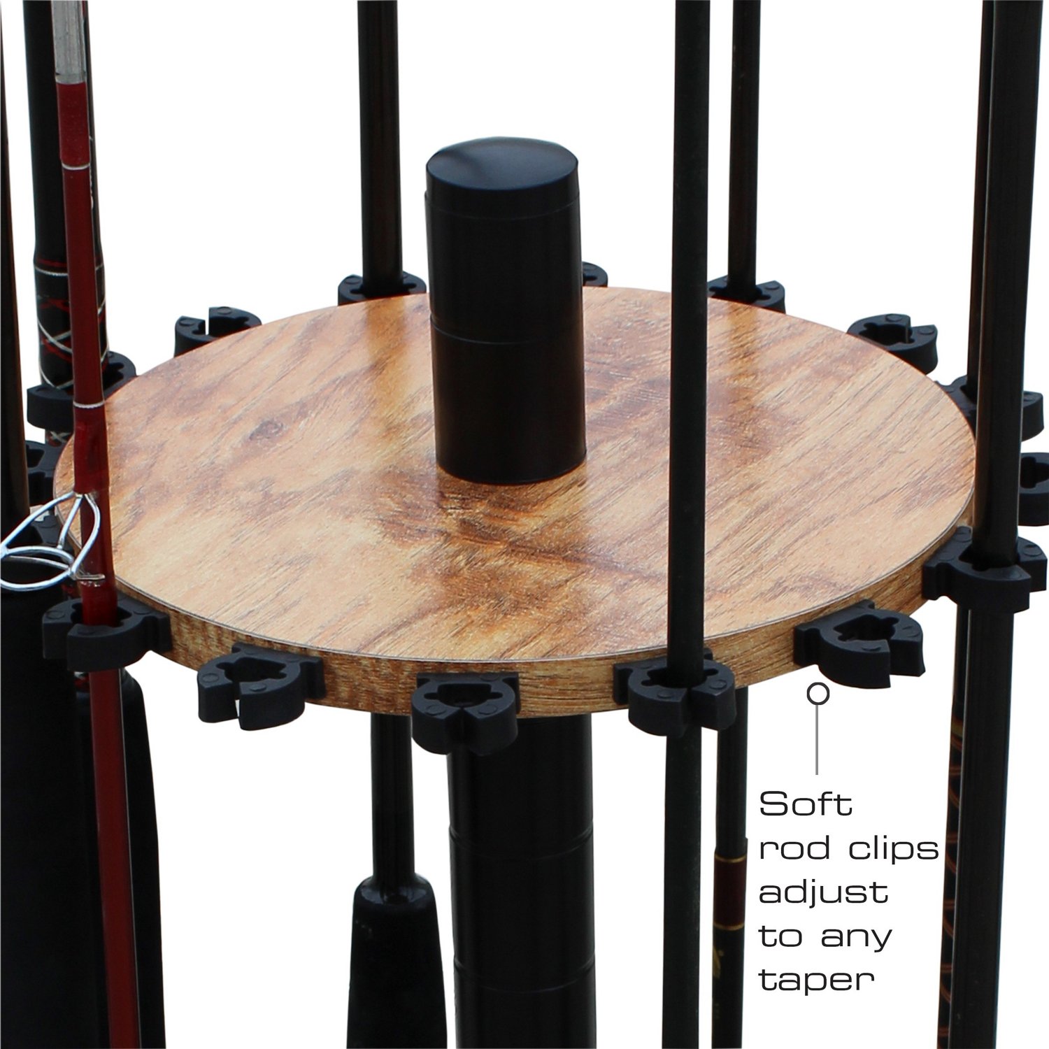 Rush Creek American Cherry 16-Rod Round Rack                                                                                     - view number 4
