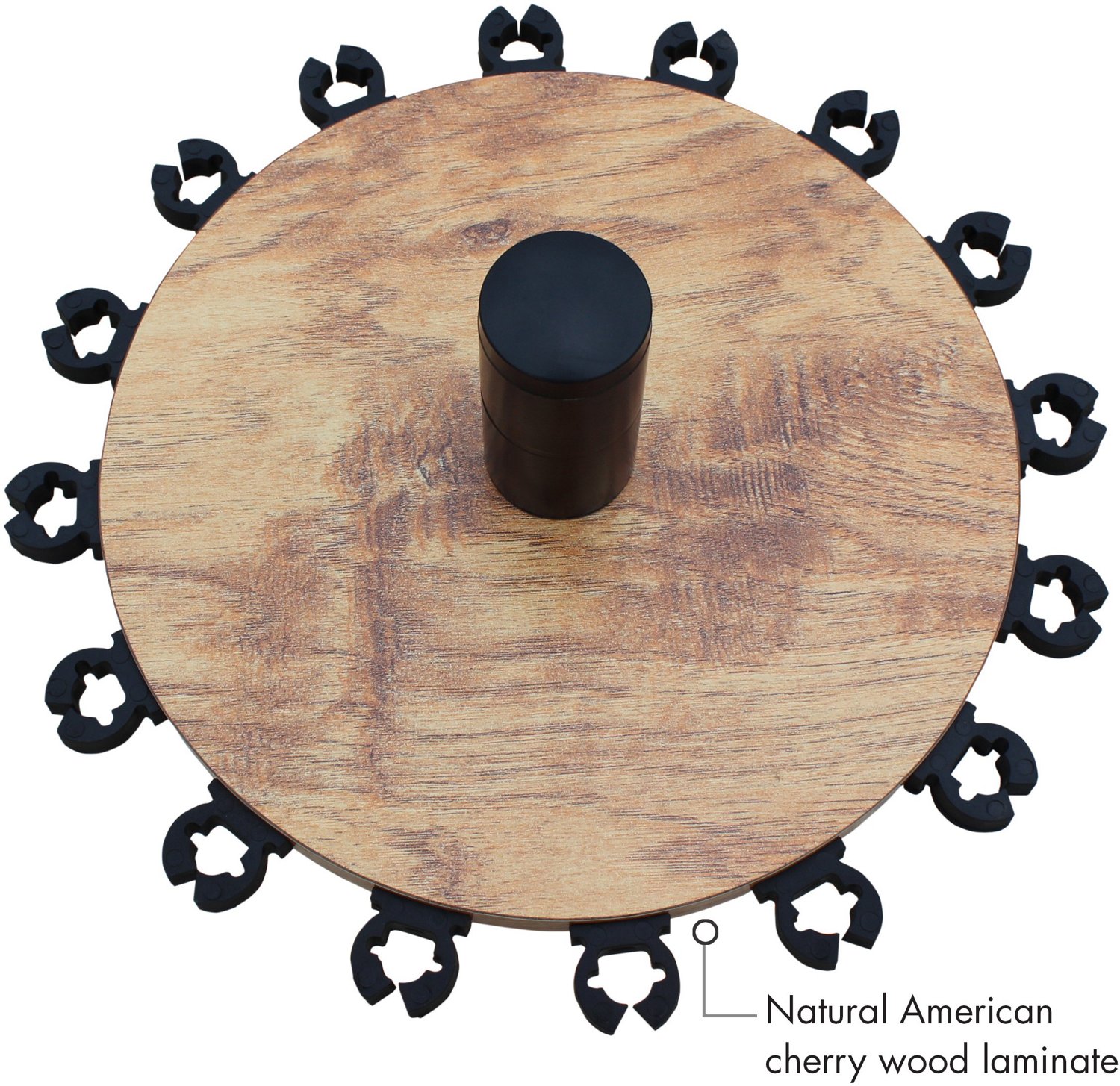 Rush Creek American Cherry 16-Rod Round Rack                                                                                     - view number 2