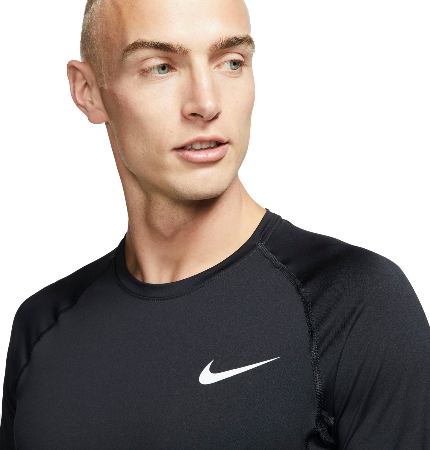 Nike Men's Pro Slim Fit Long Sleeve Top Academy