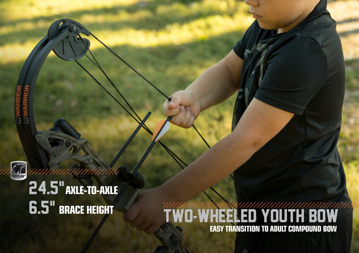 Bear Archery Youth Warrior Recreational Bow Set - view number 4