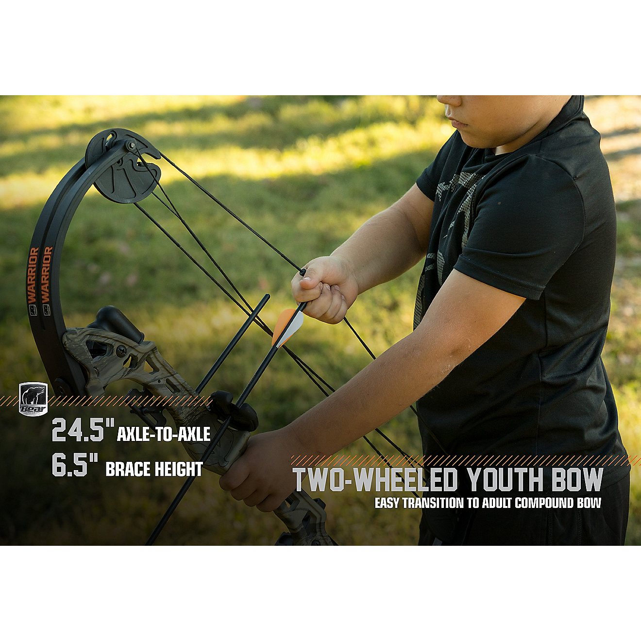 Bear Archery Youth Warrior Recreational Bow Set                                                                                  - view number 4