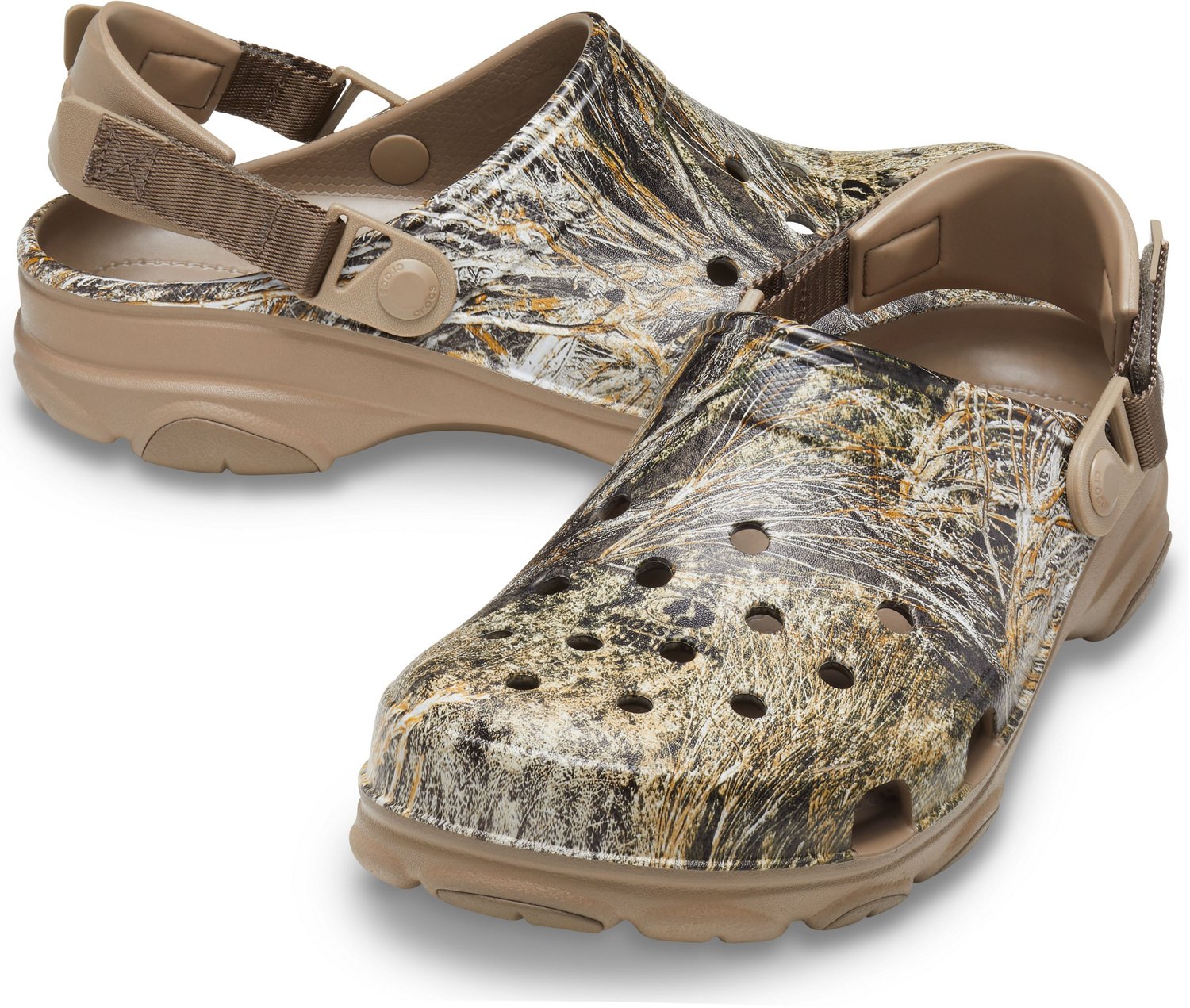 Crocs Adults' Classic Mossy Oak Brush All Terrain Clog Casual Shoes ...