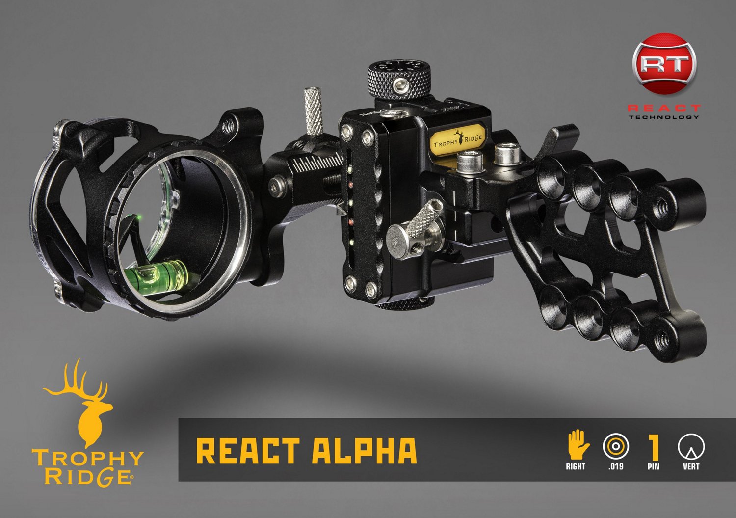 Trophy Ridge React Alpha 0.019 Single-Pin Sight                                                                                  - view number 5