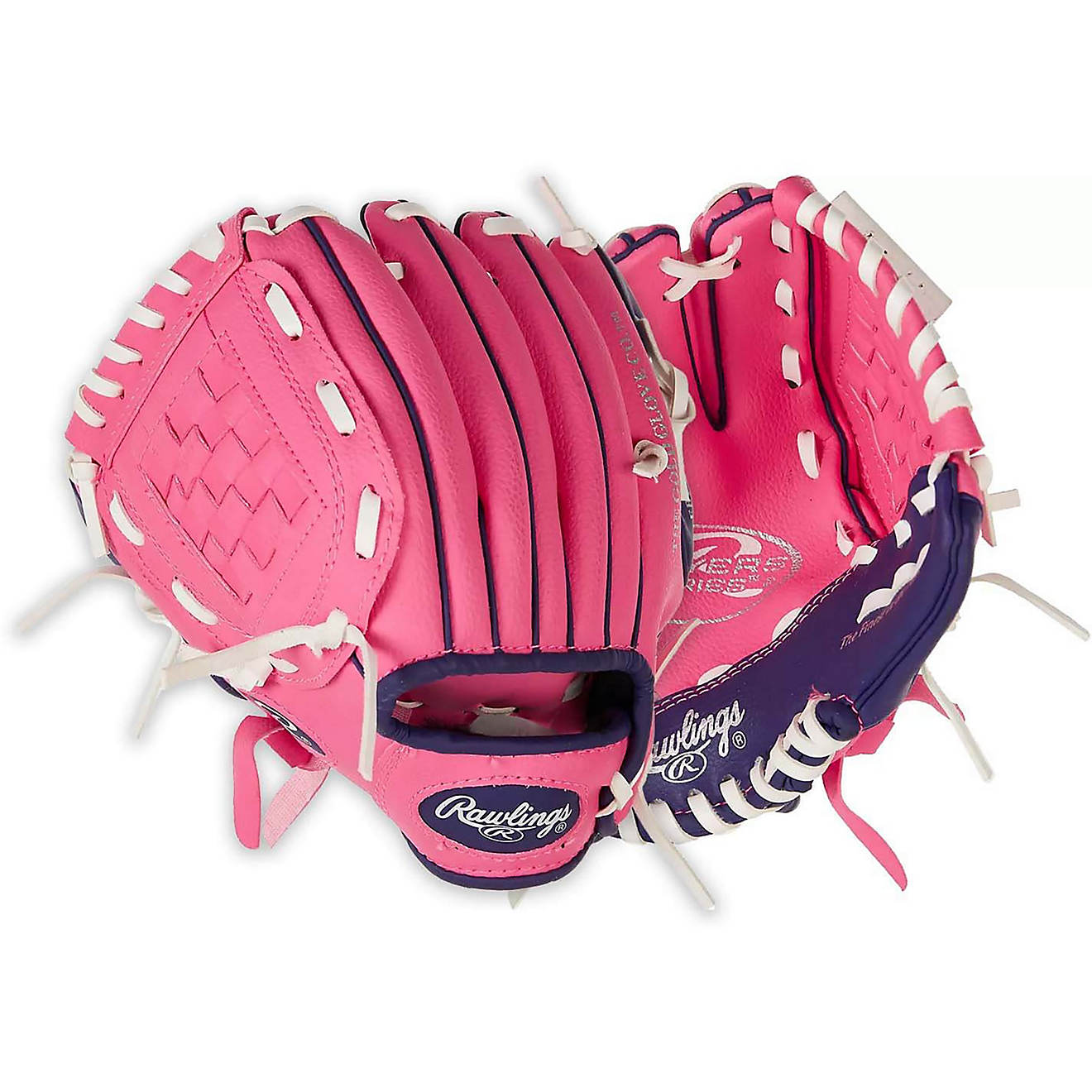 Rawlings Girls' Players 9 in T-ball Utility Glove                                                                                - view number 1