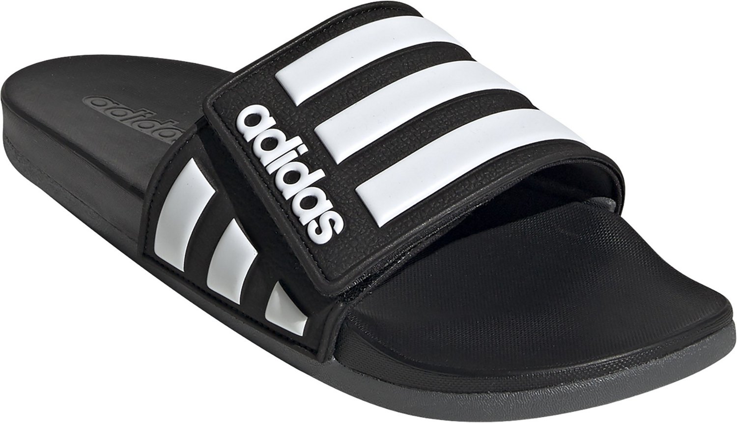 adidas Men's Adilette Comfort Adjustable Slides Academy