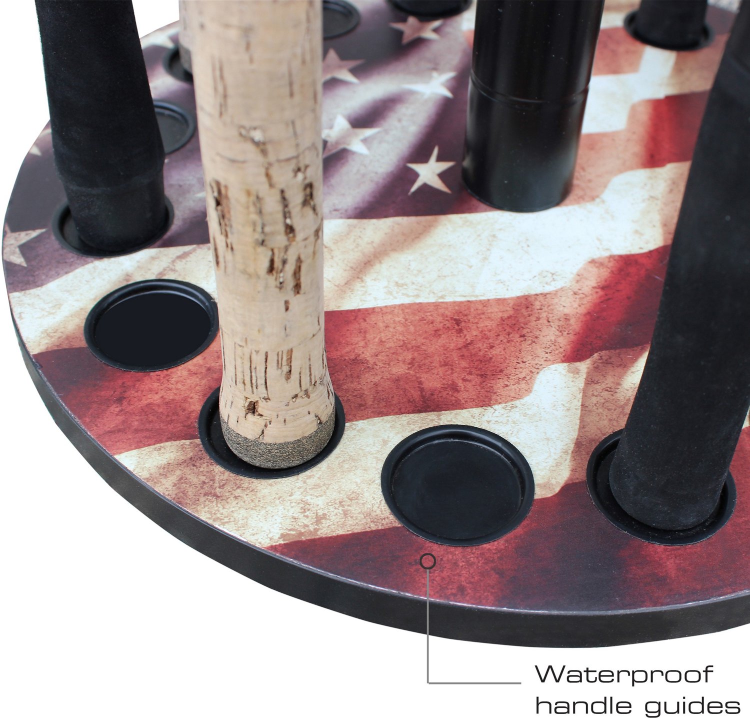 Rush Creek Americana Round 16-Rod Floor Storage Rack                                                                             - view number 4