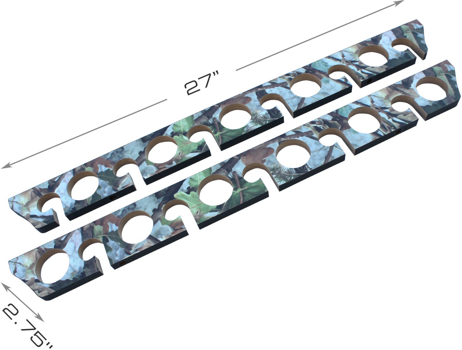 Rush Creek 2-Piece 2-In-1 Wall and Ceiling 11-Rod Rack - view number 2