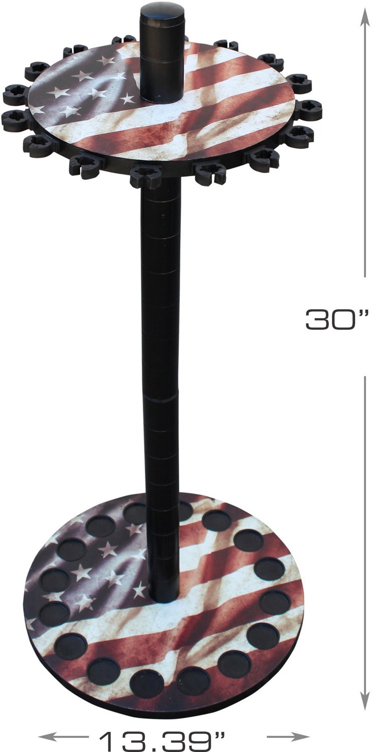 Rush Creek Americana Round 16-Rod Floor Storage Rack                                                                             - view number 2