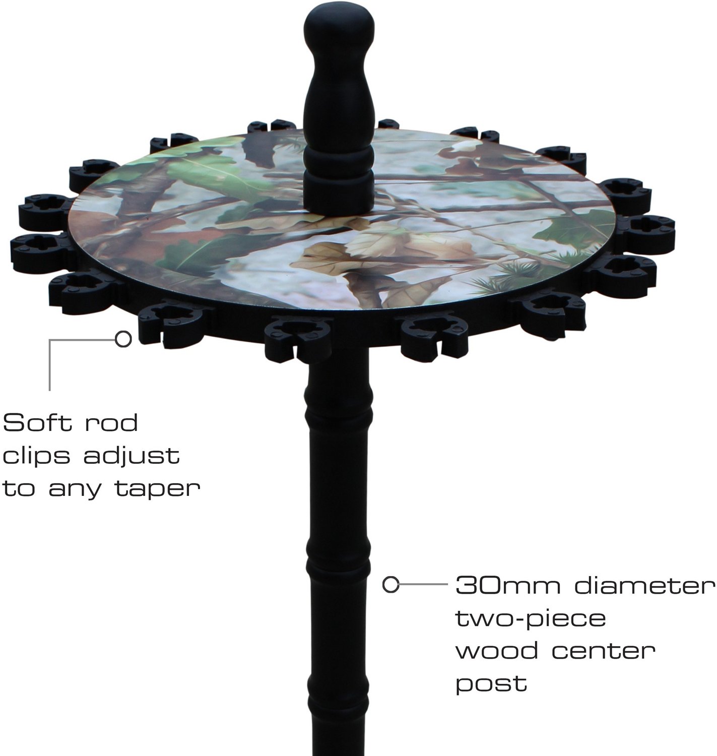 Rush Creek Round 16-Rod Floor Rack - view number 2
