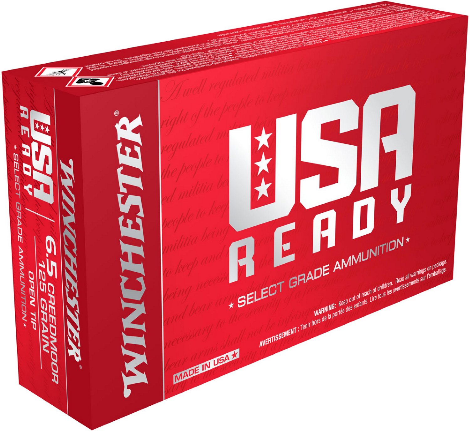 Winchester USA Ready 125-Grain Centerfire Rifle Ammunition