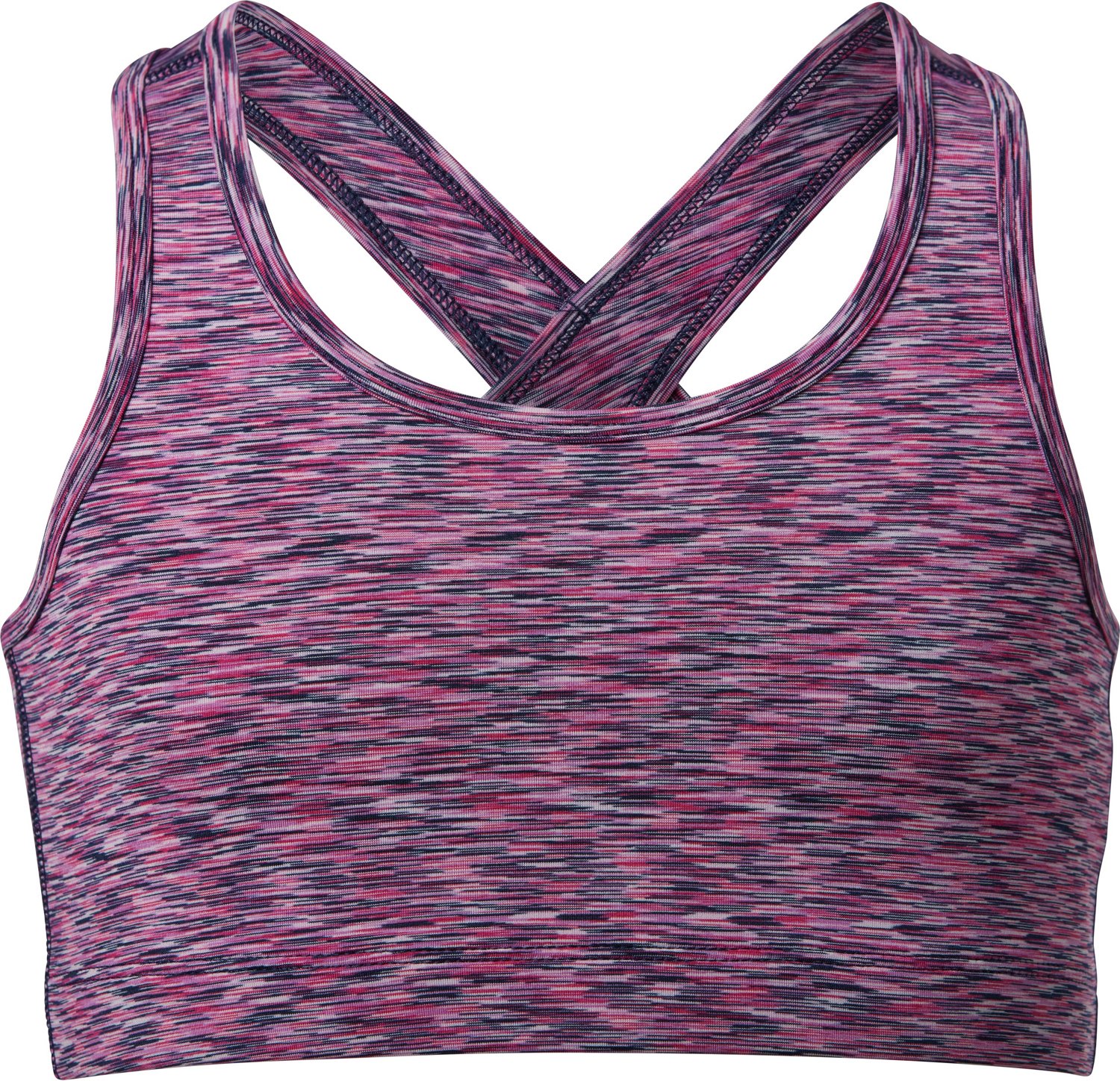 BCG Girls' Spacedye Keyhole Back Bra