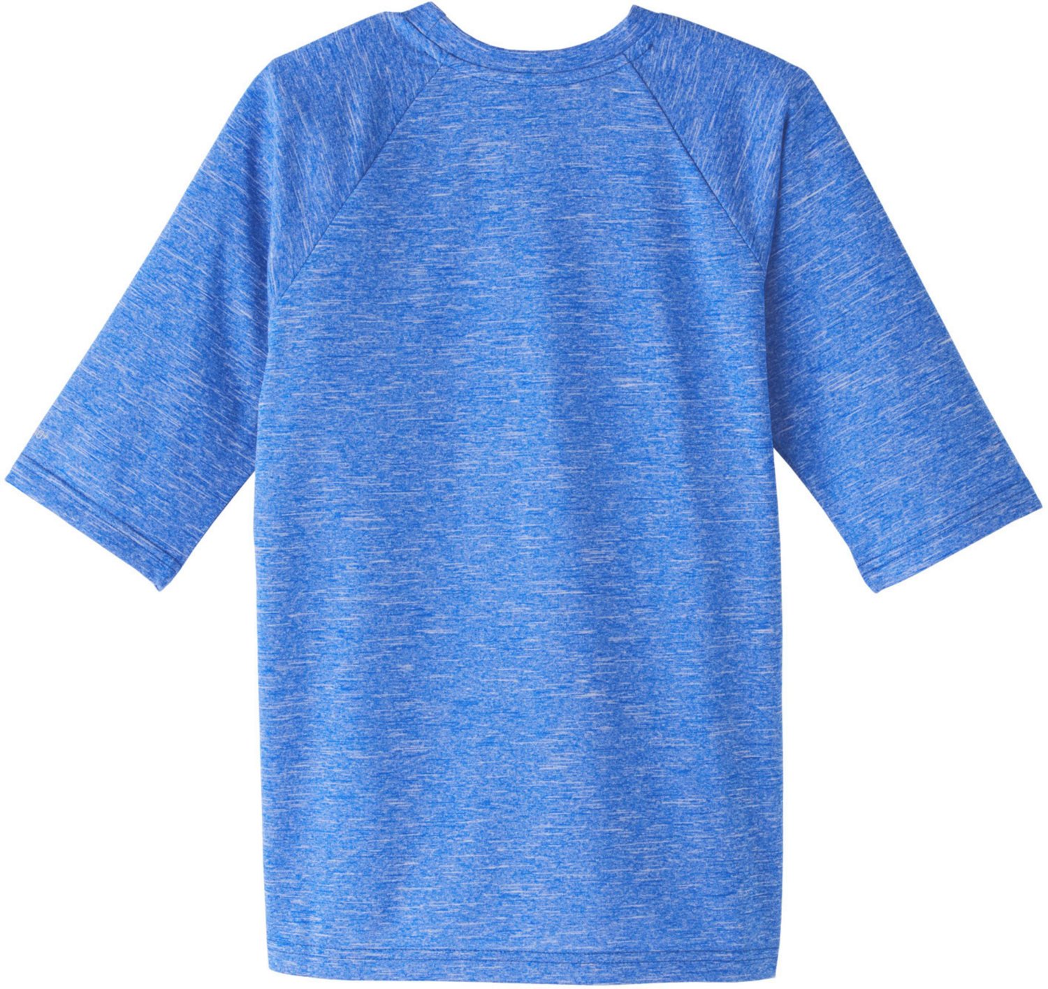 Nike Boys' Heather Short Sleeve Hydroguard Rash Guard                                                                            - view number 3