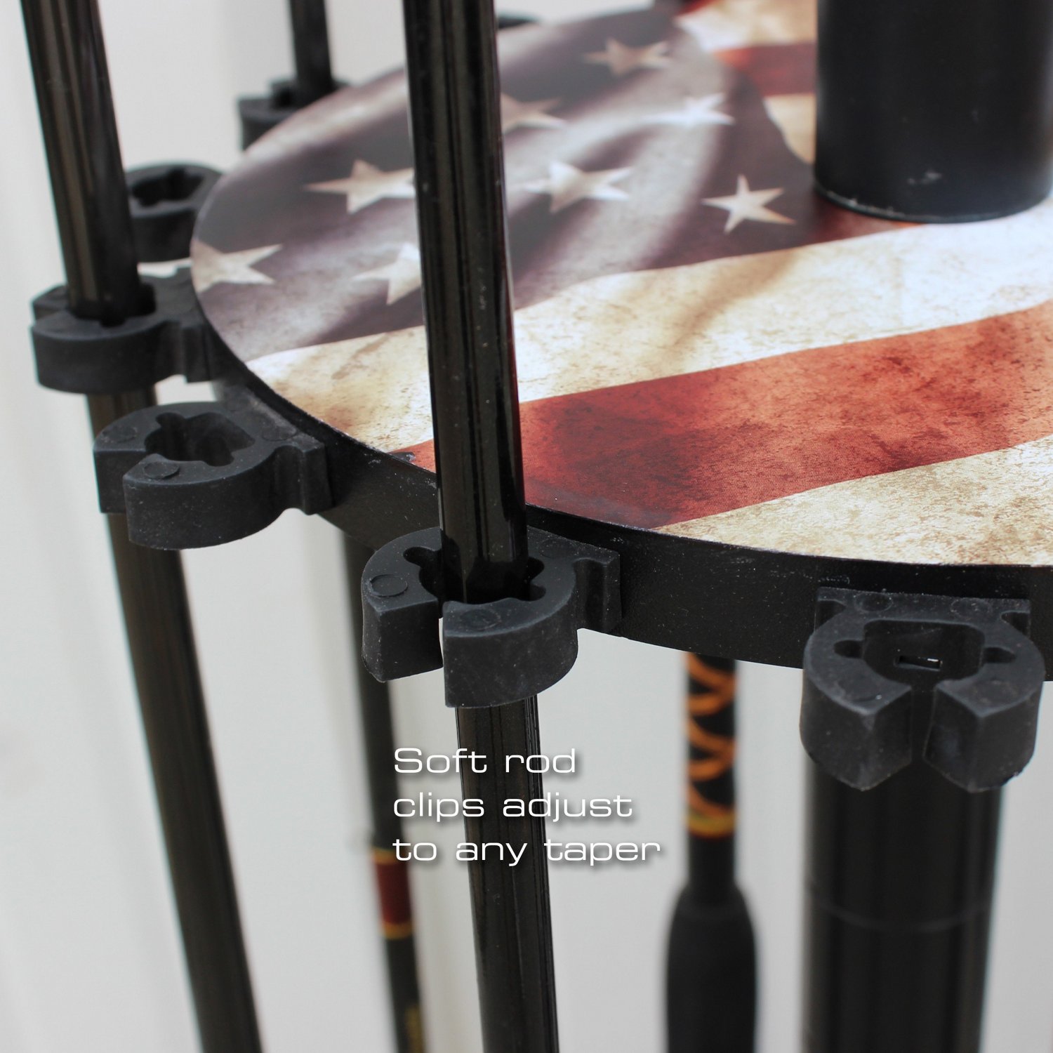 Rush Creek Americana Round 16-Rod Floor Storage Rack                                                                             - view number 5