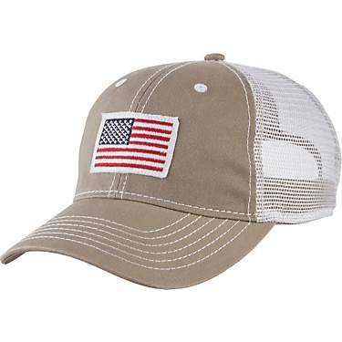 Academy Sports + Outdoors Men's American Flag Trucker Hat                                                                       