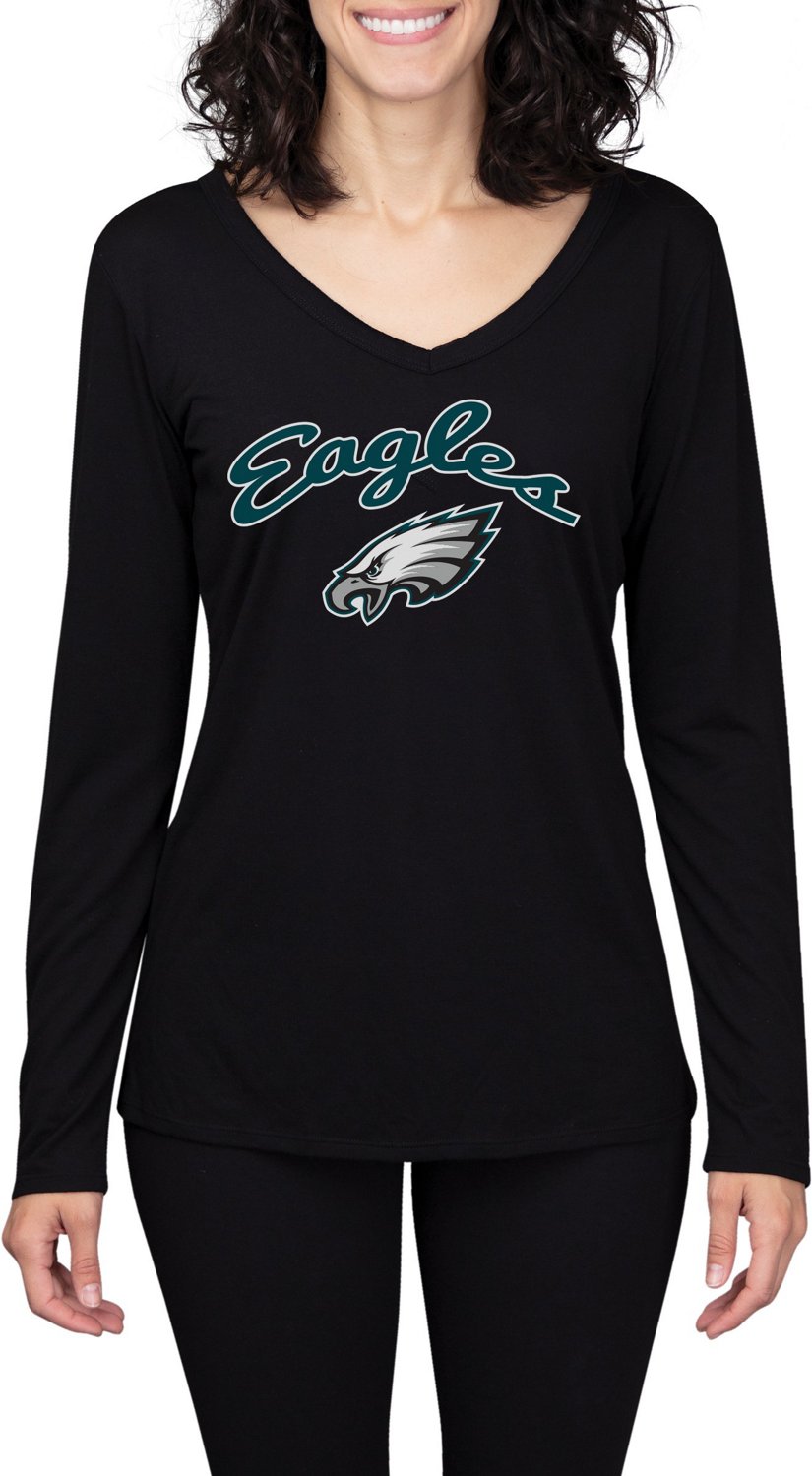 College Concept Women's Philadelphia Eagles Marathon Long Sleeve Top