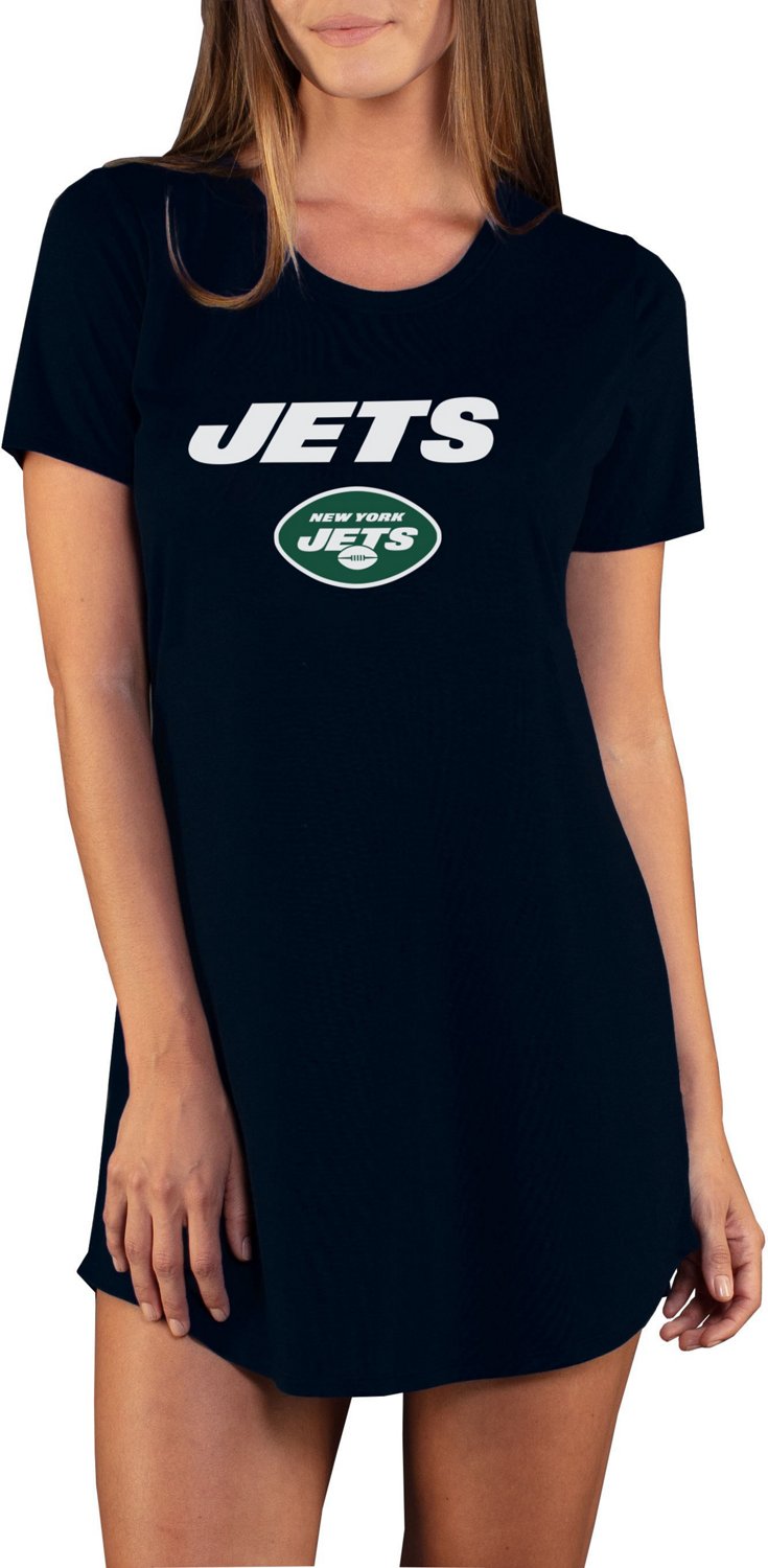 College Concept Women s New York Jets Marathon Night Shirt Academy