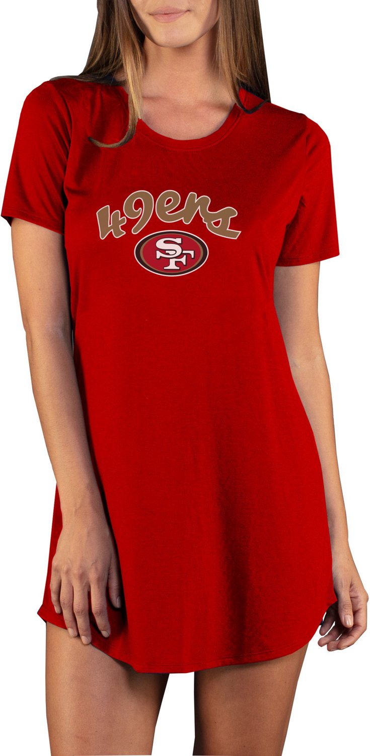 SAN FRANCISCO 49ERS WOMEN'S CHASE MARATHON T-SHIRT - RED – JR'S SPORTS