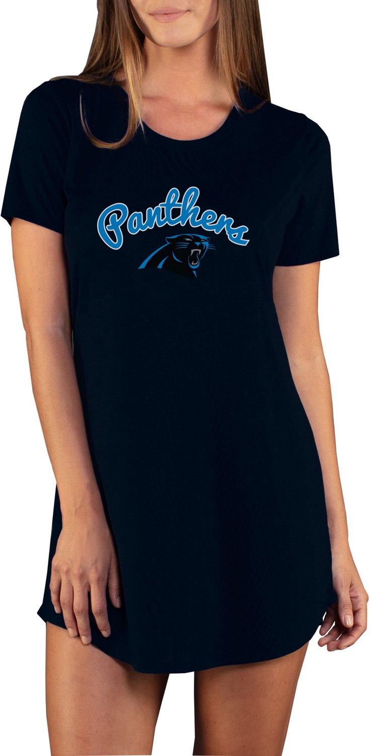 College Concept Women's Carolina Panthers Marathon Night Shirt
