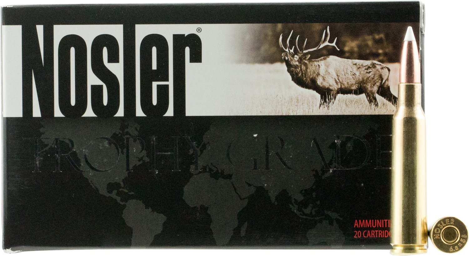 Nosler Trophy Grade 6.5 Creedmoor 140-Grain Rifle Ammunition                                                                     - view number 1