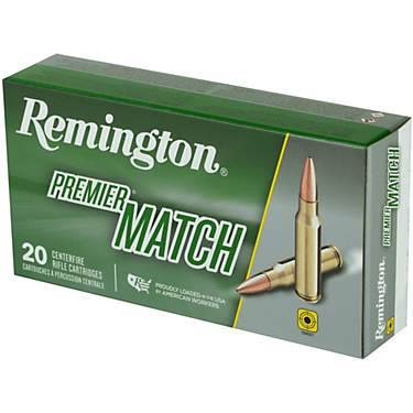 Remington Premium Match .223 Remington/5.56 NATO Boat Tail Hollow Point Rifle Ammunition                                        