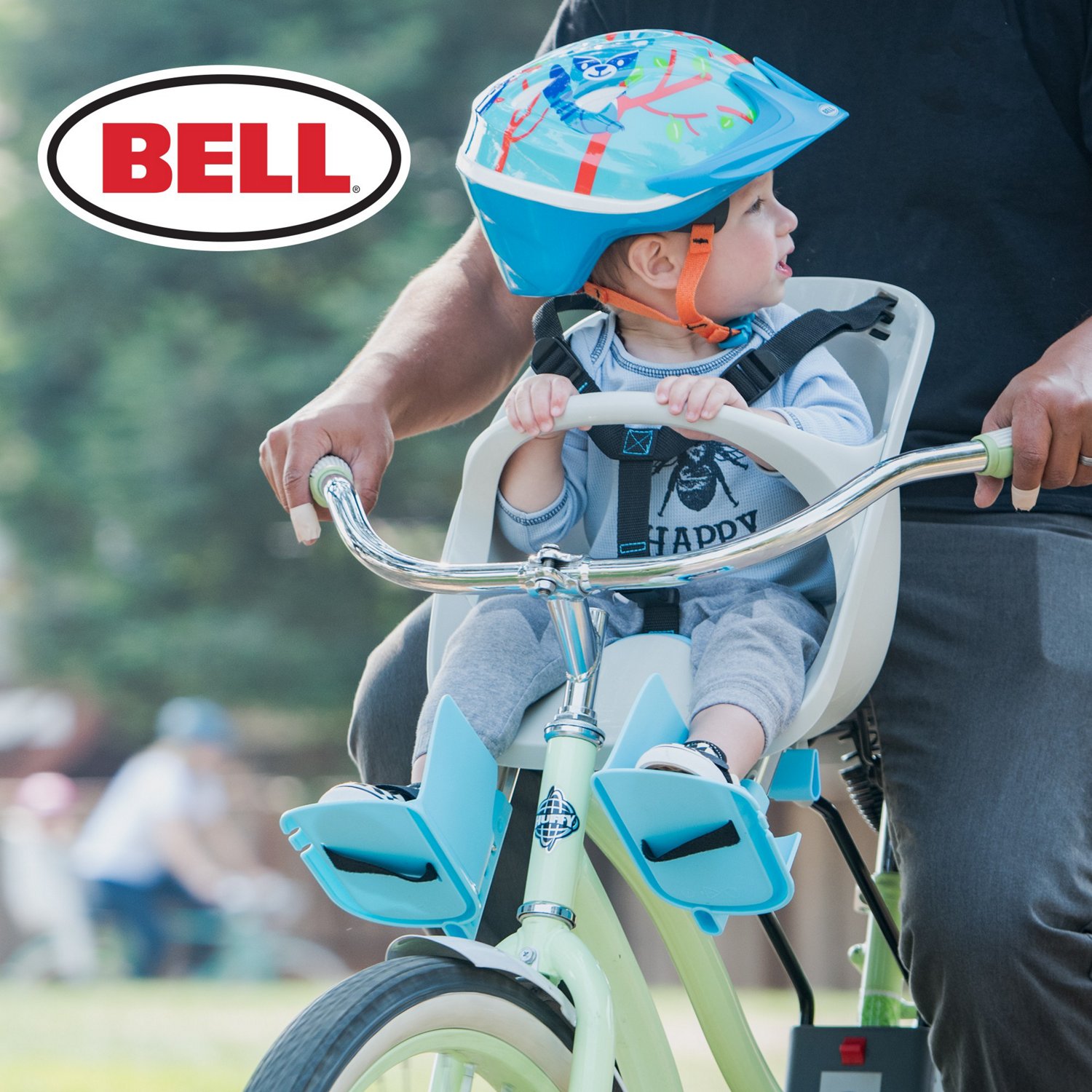 Bell shell store bike child carrier