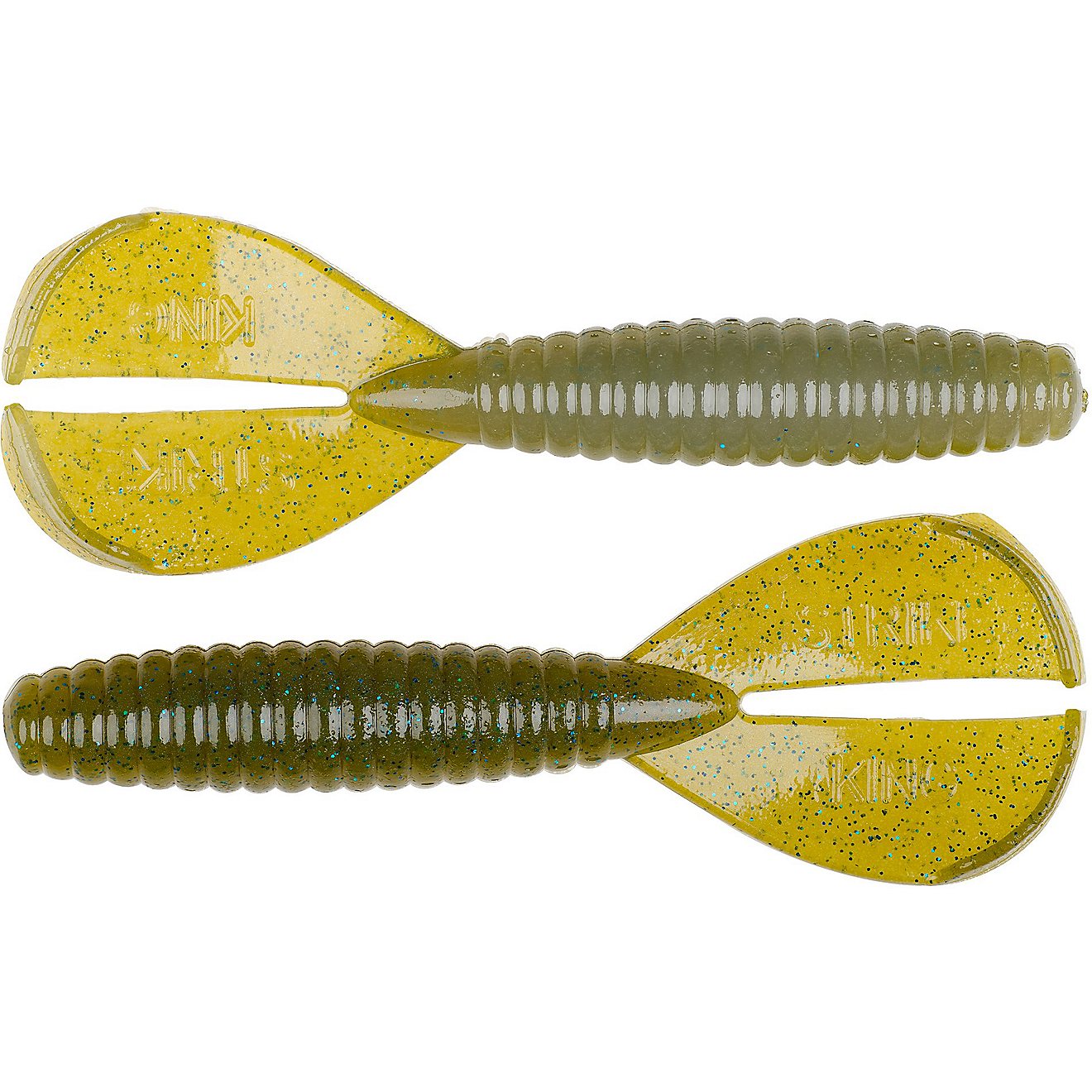 Strike King Rage Tail Twin Tail Menace 3 in Grub Soft Baits 8-Pack                                                               - view number 1