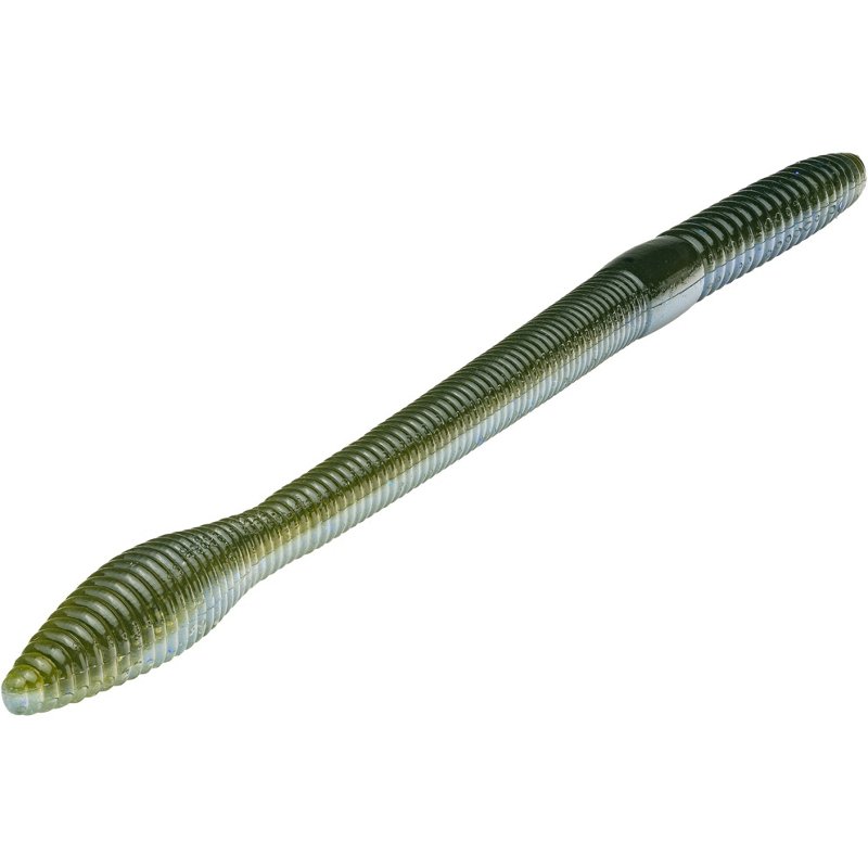 Strike King KVD Perfect Plastics 10 in Bull Worm Bait Green - Frsh Wtr Soft Plastic at Academy Sports