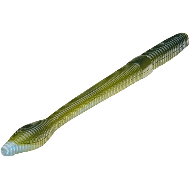 Strike King KVD Perfect Plastics 8 in Bull Worm Baits 5-Pack Green - Frsh Wtr Soft Plastic at Academy Sports