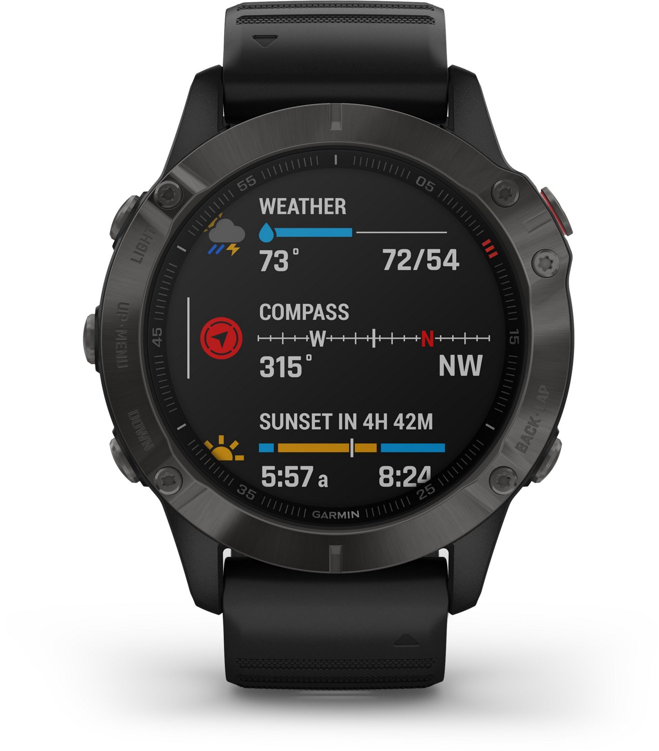 Garmin fenix 6 Sapphire DLC Smart Watch                                                                                          - view number 6