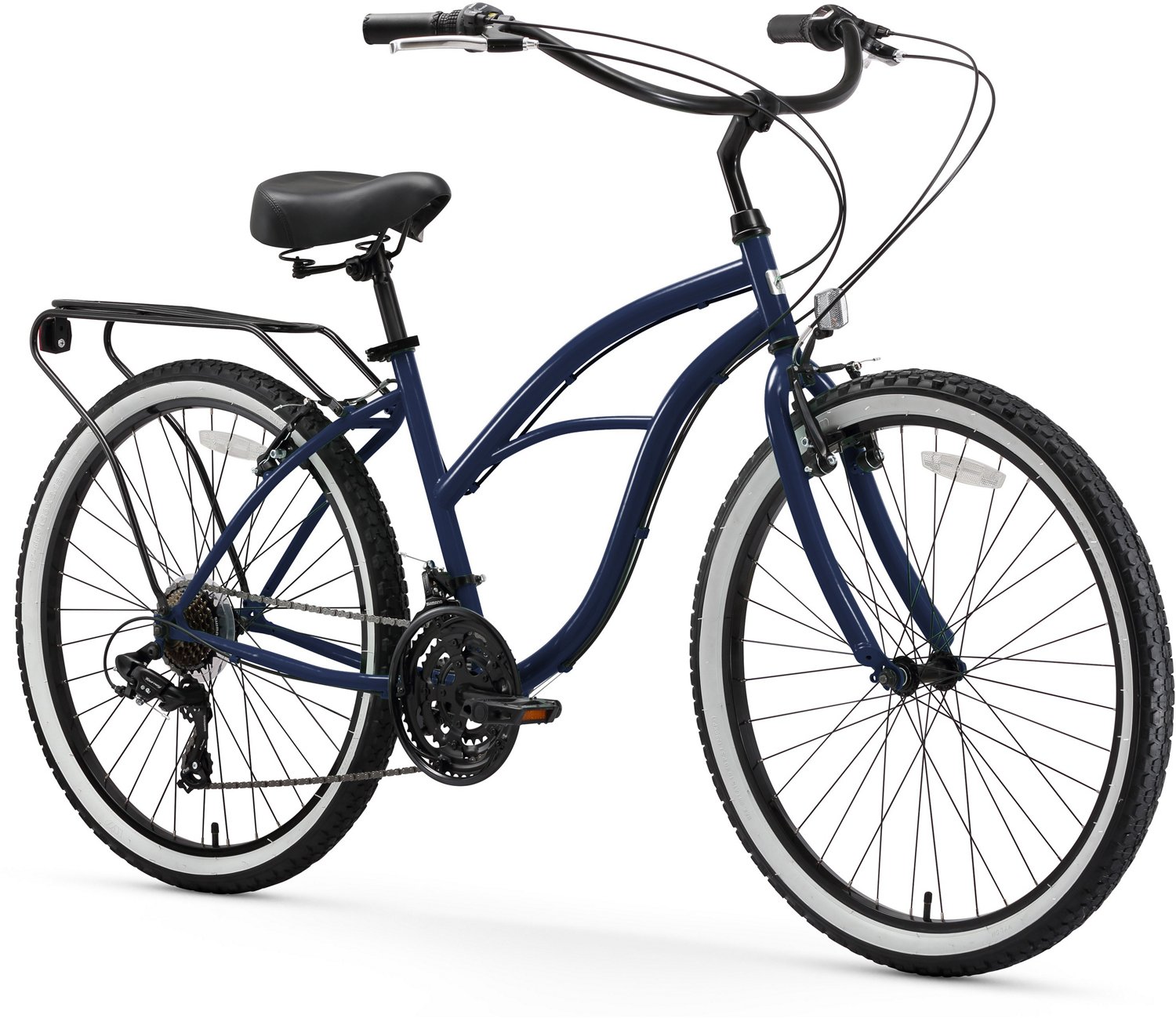 sixthreezero Women's Around the Block 26 in 21Speed Beach Cruiser Bike