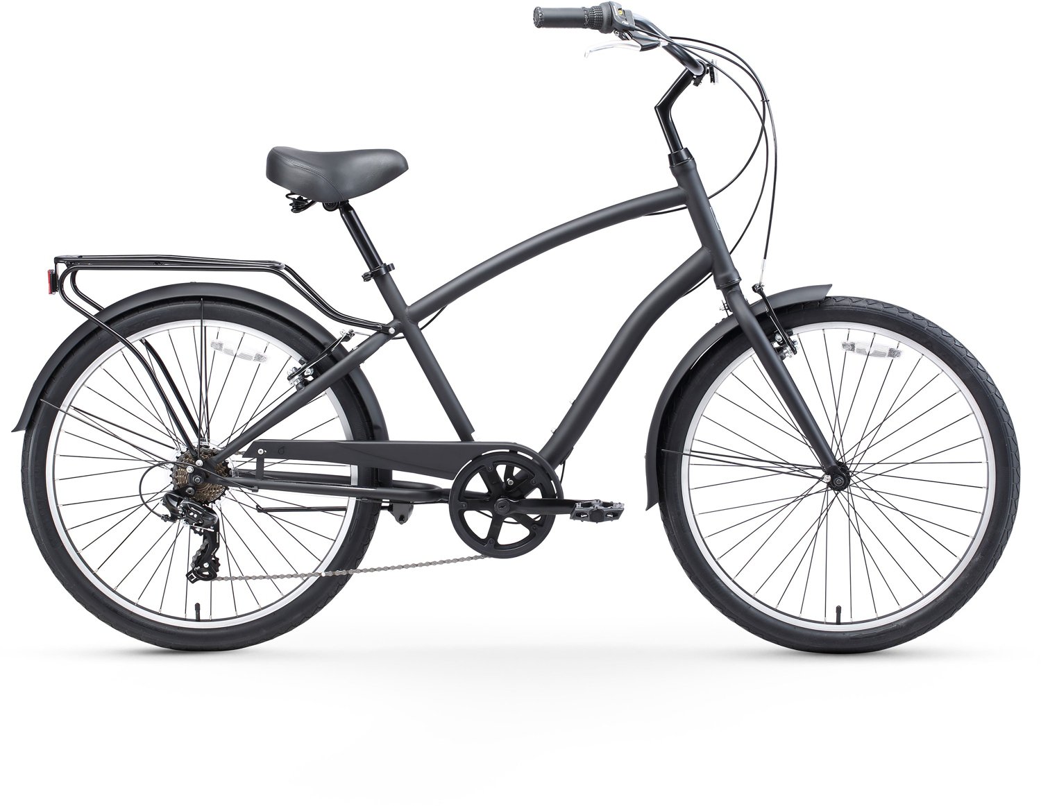 sixthreezero Men's EVRYjourney Steel 26" 7-Speed Classic Hybrid Cruiser Bike - view number 2