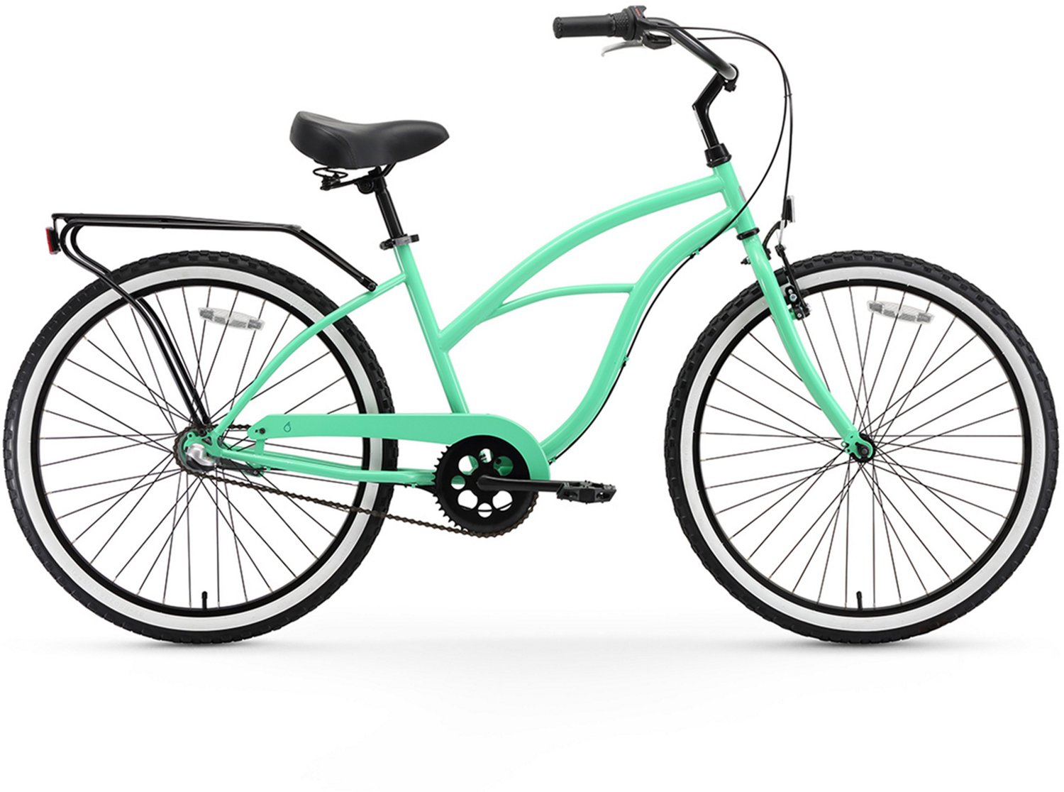 Sixthreezero around the block women's online cruiser bike with rear rack