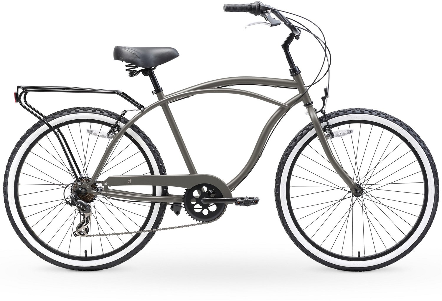 sixthreezero Men's Around the Block 26 in 7-Speed Beach Cruiser Bicycle                                                          - view number 2