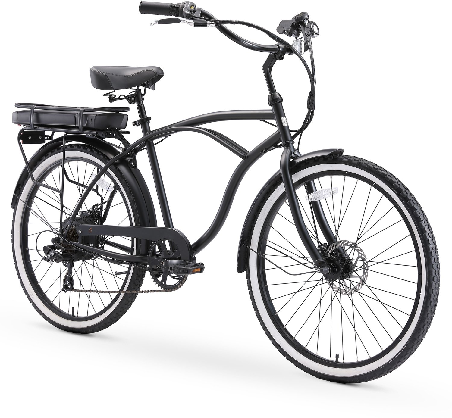 sixthreezero Men's Around the Block 26 in 7Speed Beach Cruiser
