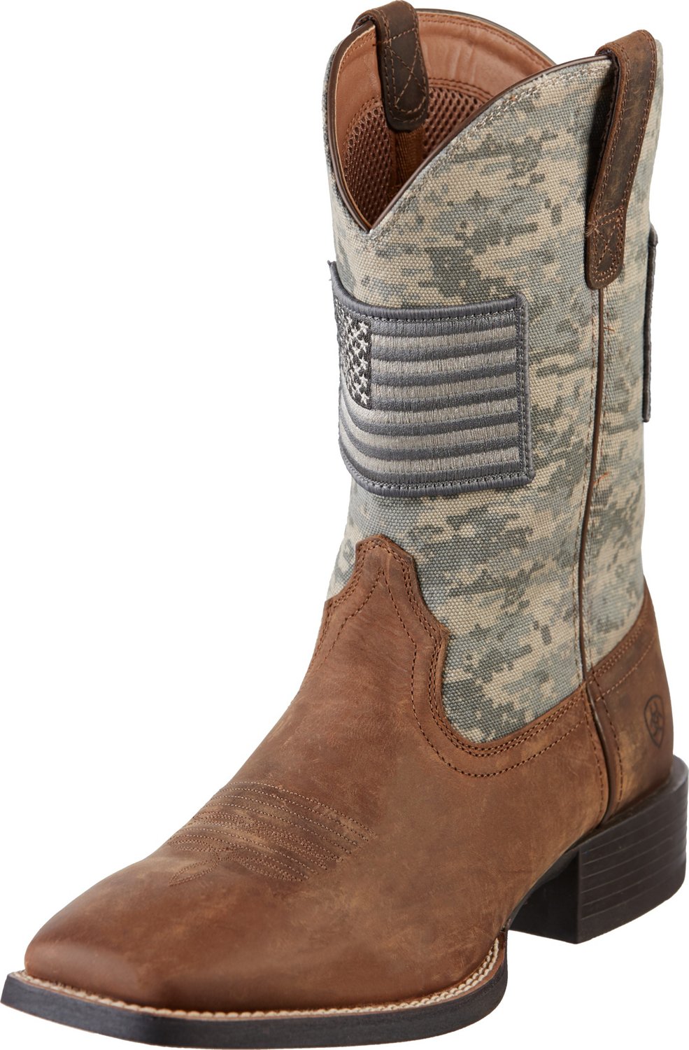 Ariat Men s Sport Patriot Camo Western Boots Academy