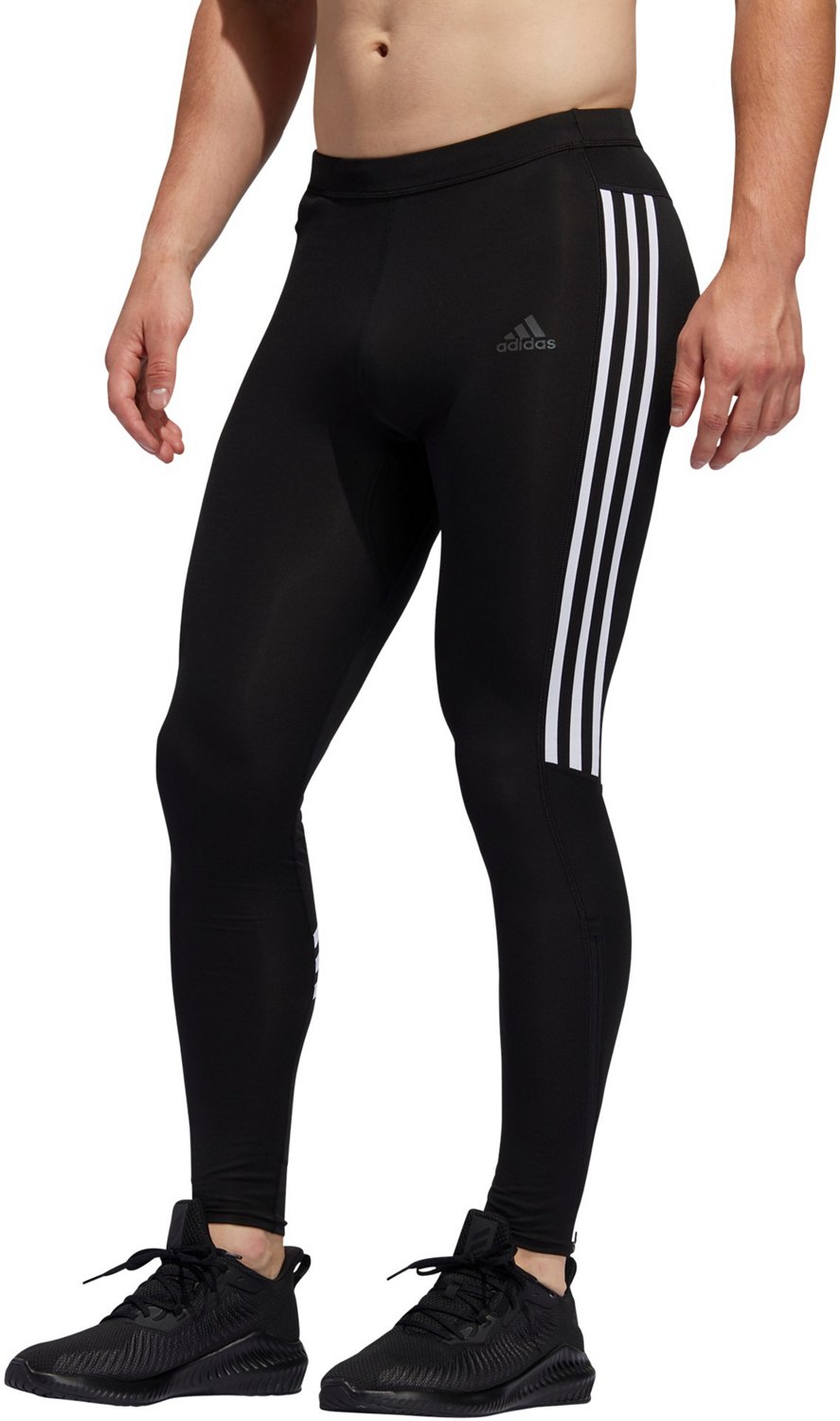 adidas own the run 3 stripe leggings