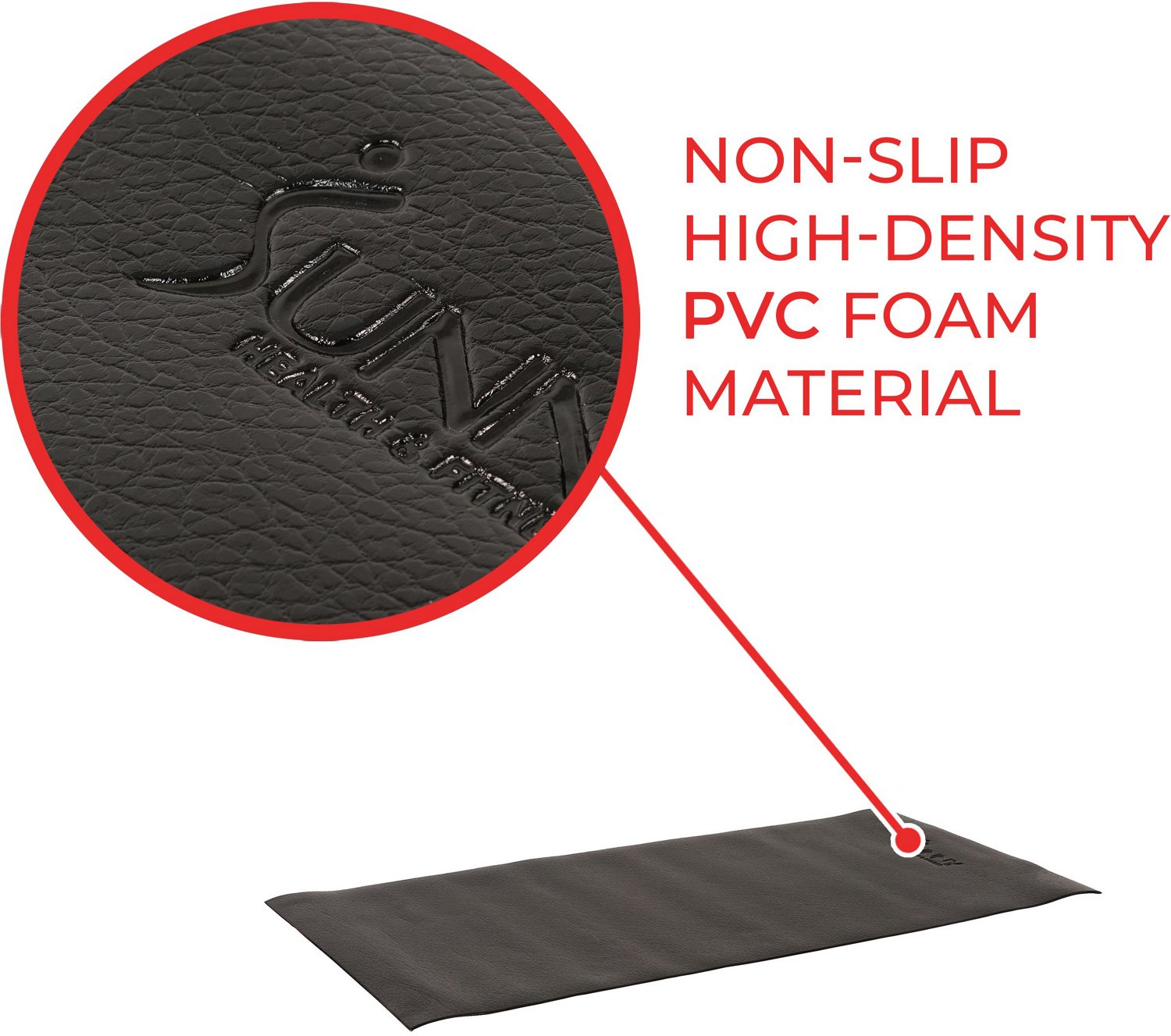 Sunny Health & Fitness 4 ft x 2 ft Equipment Floor Mat - view number 5