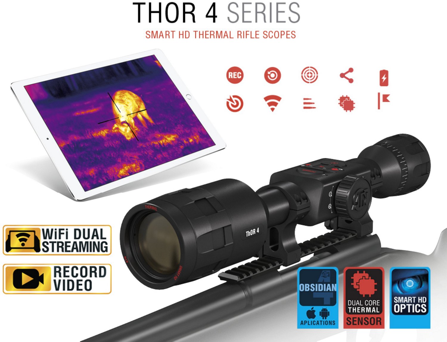 ATN Thor 4 640 HD 2.5 - 25 x 50 Thermal Riflescope - view number 3