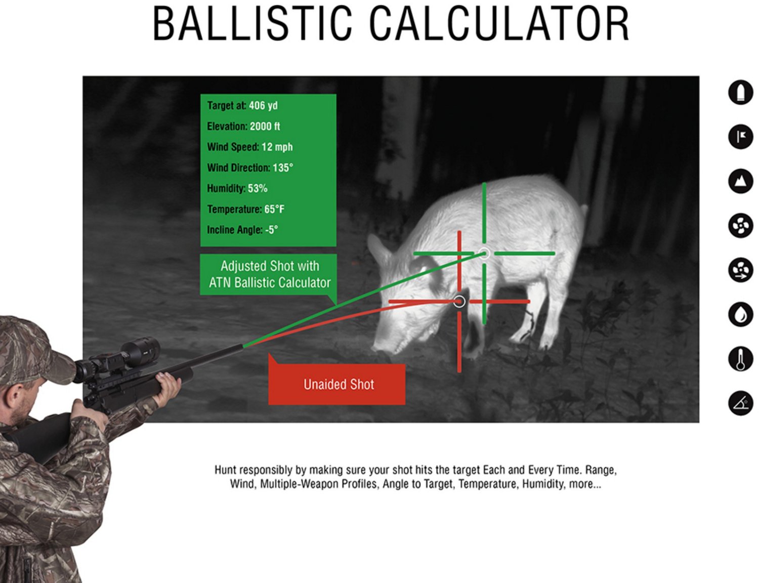 ATN Thor 4 640 HD 2.5 - 25 x 50 Thermal Riflescope - view number 7